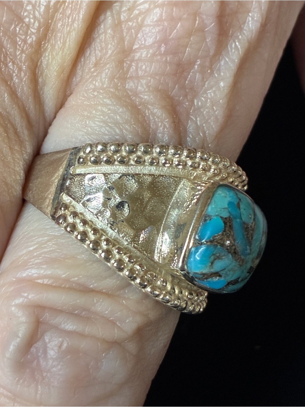 Silpada Sterling silver Turquoise Statement Ring - Women's Jewelry 8 - Picture 3 of 4